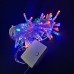 Kit 3 Pisca Pisca 100 Lâmpadas LED Colorido Fio Transparente 8 Funções 127V  Total 300 Lâmpadas - Master Christmas