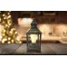 Lamparina Luminária Decor Fio LED Preto e Ouro Envelhecido 23cm - Master Christmas